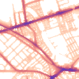 Daytime road noise heatmap for PR2 2SL