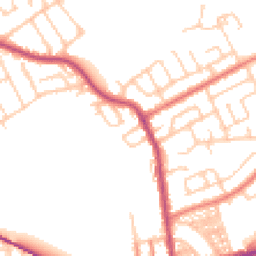 Daytime road noise heatmap for PR2 3LW