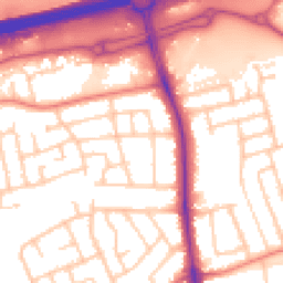 Daytime road noise heatmap for PR2 3NB