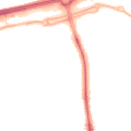 Night-time road noise heatmap for PR2 3NB