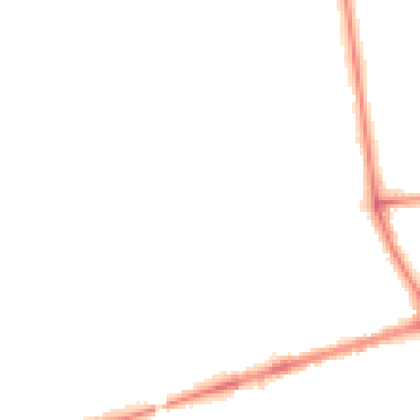 Night-time road noise heatmap for PR2 3PT