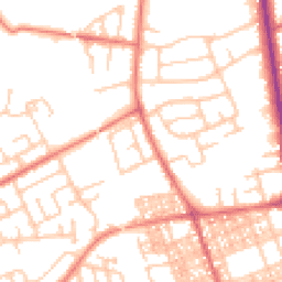 Daytime road noise heatmap for PR2 3QR
