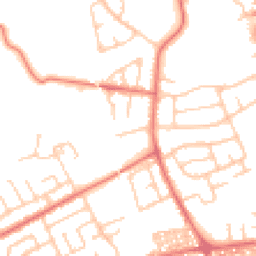 Daytime road noise heatmap for PR2 3QU