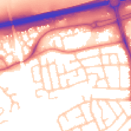 Daytime road noise heatmap for PR2 3RE