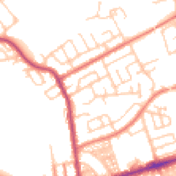 Daytime road noise heatmap for PR2 3RN