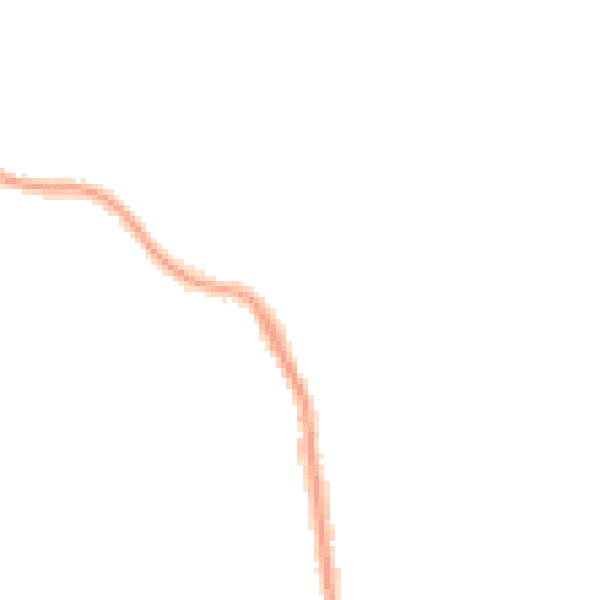 Night-time road noise heatmap for PR2 3RT
