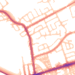 Daytime road noise heatmap for PR2 3SS