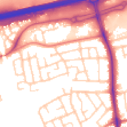 Daytime road noise heatmap for PR2 3SU