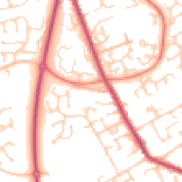 Daytime road noise heatmap for PR2 3XB