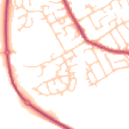 Daytime road noise heatmap for PR2 3XL