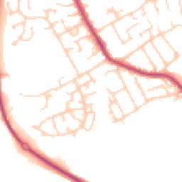 Daytime road noise heatmap for PR2 3XS
