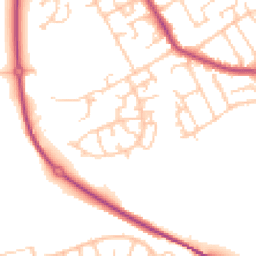 Daytime road noise heatmap for PR2 3XU