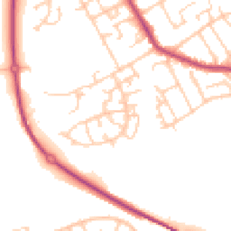 Daytime road noise heatmap for PR2 3XX