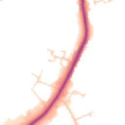 Daytime road noise heatmap for PR2 5BS