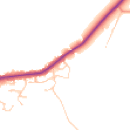 Daytime road noise heatmap for PR2 5DH