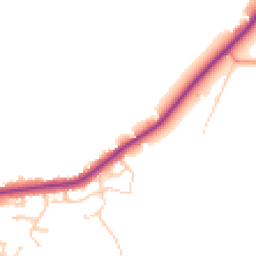 Daytime road noise heatmap for PR2 5HU