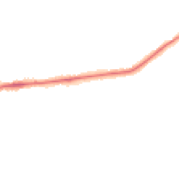 Night-time road noise heatmap for PR2 5HY