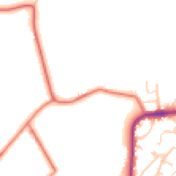 Daytime road noise heatmap for PR2 5LZ
