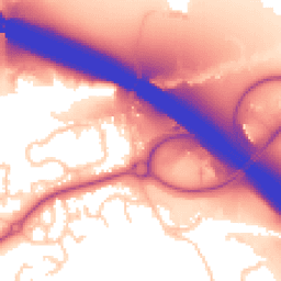 Daytime road noise heatmap for PR2 5RU