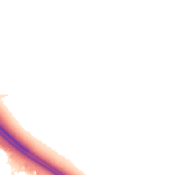 Night-time road noise heatmap for PR2 5SS