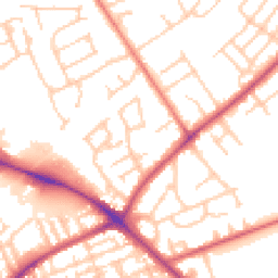 Daytime road noise heatmap for PR2 6DD