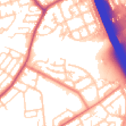 Daytime road noise heatmap for PR2 6EW