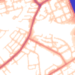 Daytime road noise heatmap for PR2 6EZ