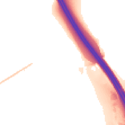 Night-time road noise heatmap for PR2 6HH