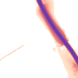 Night-time road noise heatmap for PR2 6HJ