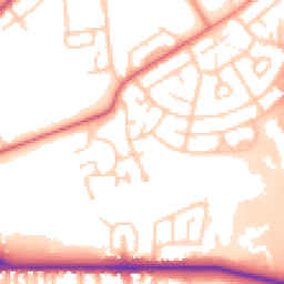Daytime road noise heatmap for PR2 6LG