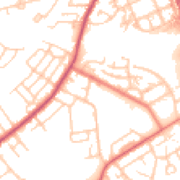 Daytime road noise heatmap for PR2 6NA