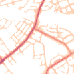 Daytime road noise heatmap for PR2 6NB