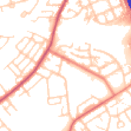 Daytime road noise heatmap for PR2 6NF