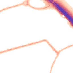 Night-time road noise heatmap for PR2 6QU