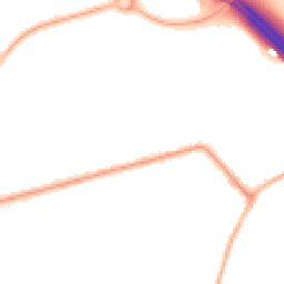 Night-time road noise heatmap for PR2 6SE