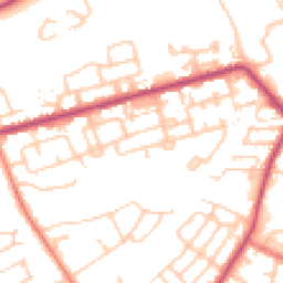 Daytime road noise heatmap for PR2 6TE