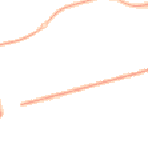 Night-time road noise heatmap for PR2 6XE
