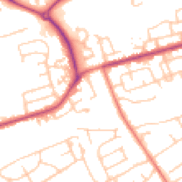 Daytime road noise heatmap for PR2 6YA
