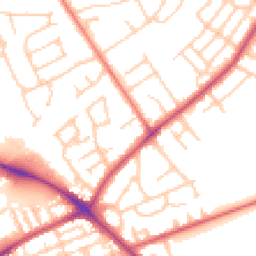 Daytime road noise heatmap for PR2 6YR