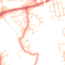 Daytime road noise heatmap for PR2 7DU