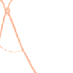 Night-time road noise heatmap for PR2 7DY