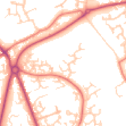 Daytime road noise heatmap for PR2 7EX