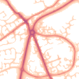 Daytime road noise heatmap for PR2 7HE