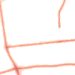 Night-time road noise heatmap for PR2 8EF