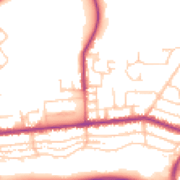 Daytime road noise heatmap for PR2 8EL