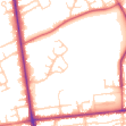 Daytime road noise heatmap for PR2 8LA