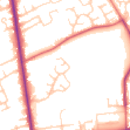 Daytime road noise heatmap for PR2 8LS