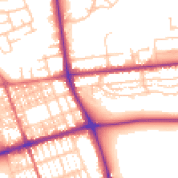 Daytime road noise heatmap for PR2 8ND
