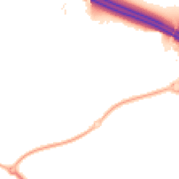 Night-time road noise heatmap for PR2 9HW