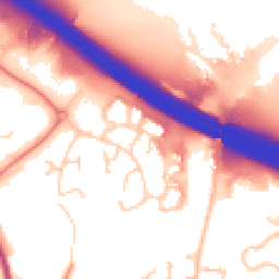 Daytime road noise heatmap for PR2 9LT